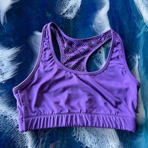 ZYIA WOMENS SPORTS BRA Purple Size Small LIKE NEW!